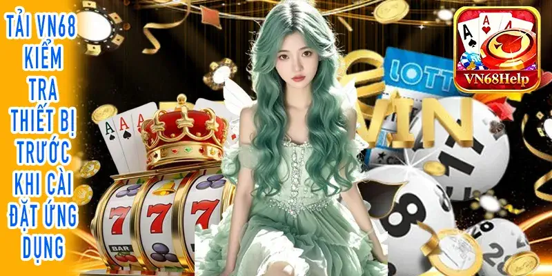tải VN68 kiểm tra dung lượng và kết nối trước cài đặt