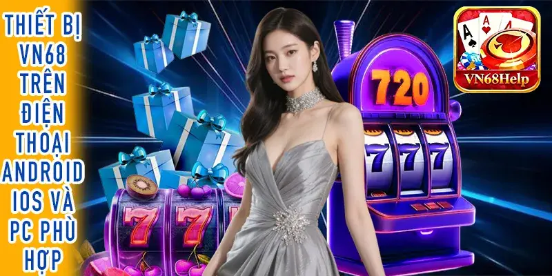 Thiết bị VN68 trên điện thoại Android iOS và PC phù hợp